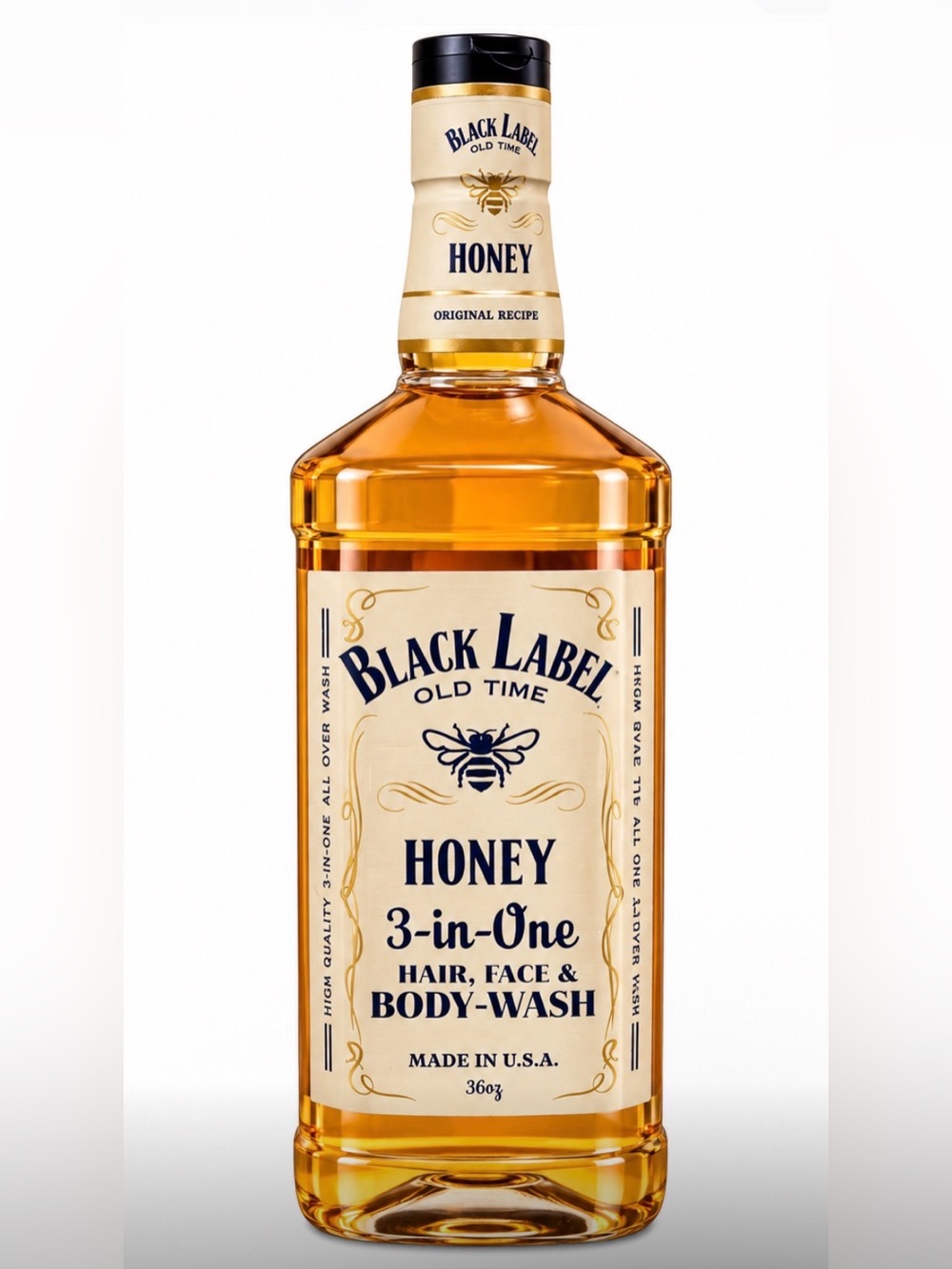 BUY NOW - Black Label Honey 3-in-1 Hair, Face & Body Wash - 36 oz